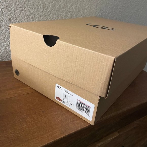 UGG Tazz Maxi Tasman Slippers Chestnut Sz 7 NWT - Picture 5 of 10